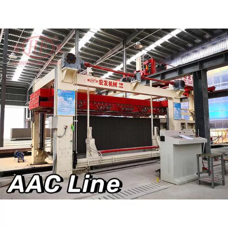 HONGFA Aac Machine Construction Building Foamed Cellular Light Weight Concrete Blocks Making Machine