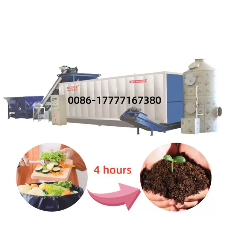 Compost Fertilizer Making Machine Convert Food Waste and Agriculture Waste Into Organic Fertilizer Granular Production Line