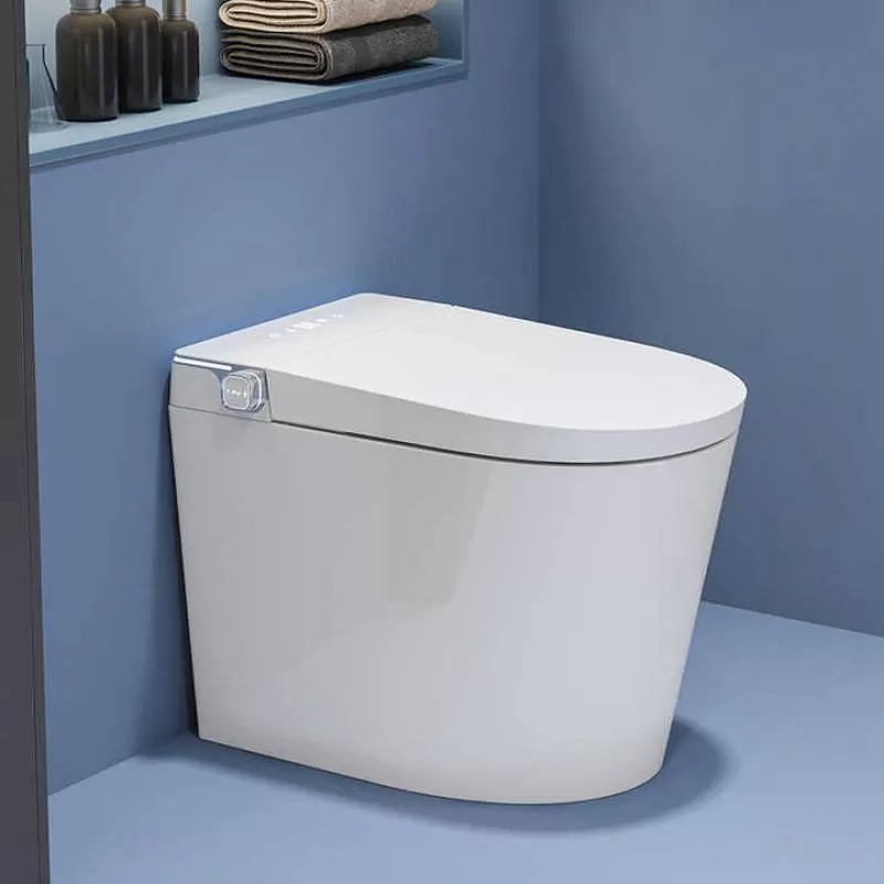 Electric Small Size Bathroom Commode Floor Mounted Ceramic Automatic Flush Wc Intelligent Smart Toilet Bowl with Bidet