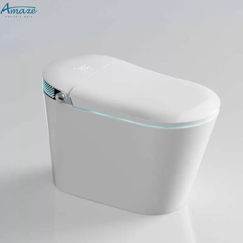 AMAZE Modern Fully Automatic Sanitary Ware Smart Inodoro Inteligente Toilet Wall Mounted Self Cleaning Electric Bidet for Hotel