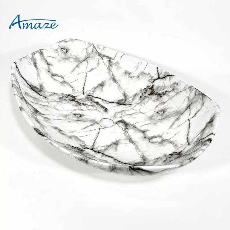 Amaze Ceramic Art Basin Luxury Apartment Home Newly Designed Toilet Bathroom Countertop Wash Basin