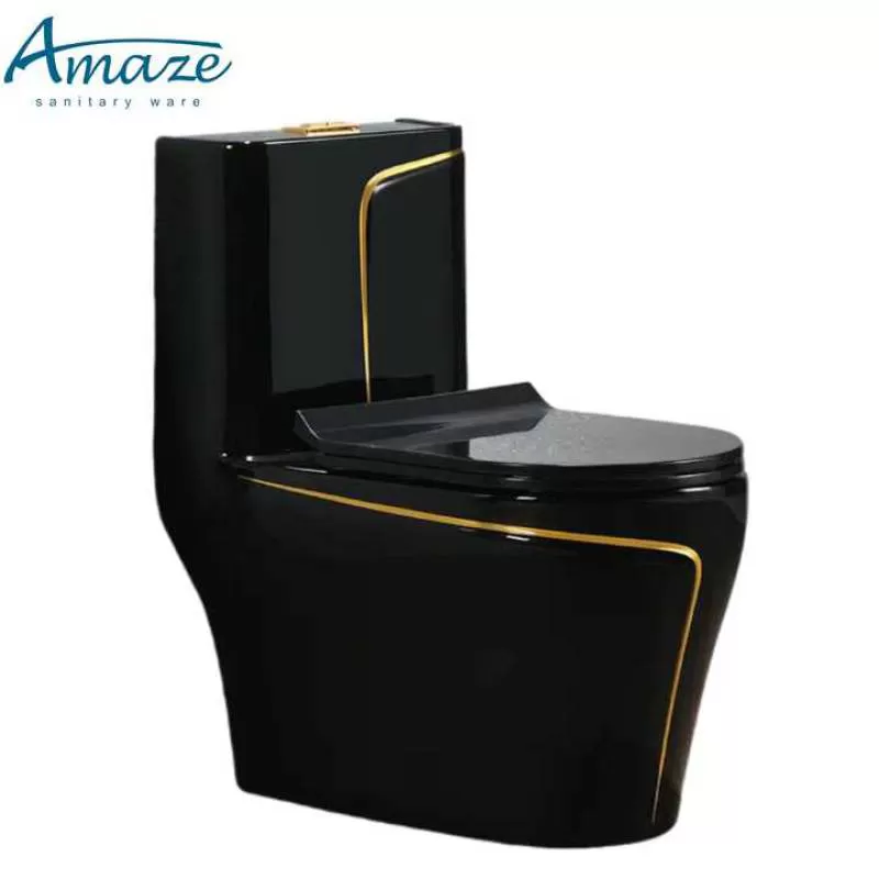Modern Luxury Sanitary Ware Bathroom Commode One Piece Water Closet Floor Mounted Wc Ceramic Toilet Lavatories