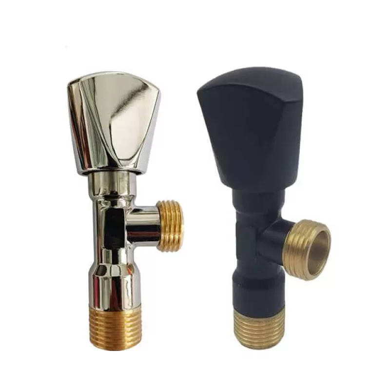 High Quality Slow Open Angle Valve With Zinc Handle Stop Structure Hydraulic Power Water Stop Bathroom Accessories
