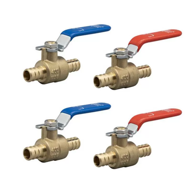 IVANCI High Quality PEX Brass Ball Valve Full Port Quarter-Turn Lever for Water Versatile Application