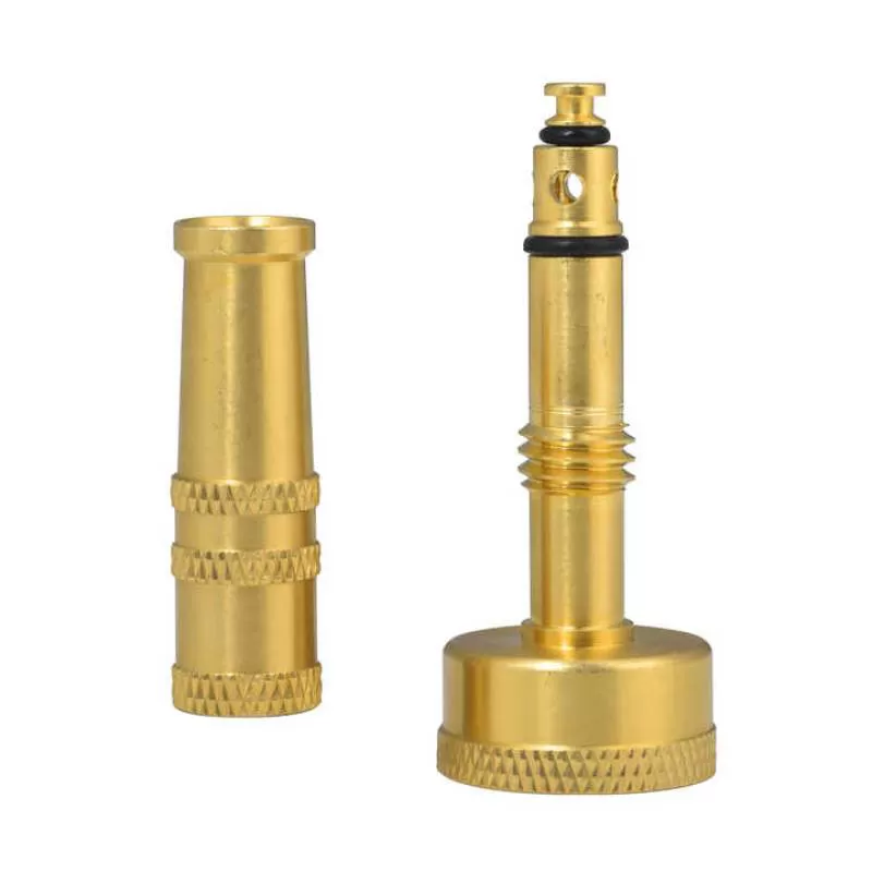 Adjustable Garden Hose Nozzles Spray with Hose Connector for 3/4 Brass Spray Nozzle Bronze for Garden