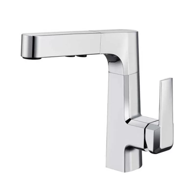 Put Down Sprayer Wash Basin Faucet Mixer Tap Bathroom Sink Deck Mount Bathroom Faucet
