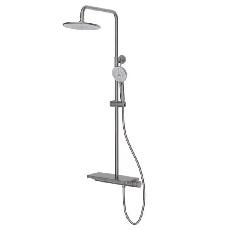 Vancoco New Style Exposed Shower System Mixer Set With Tub Spout and Bidet Sprayer for Bathroom