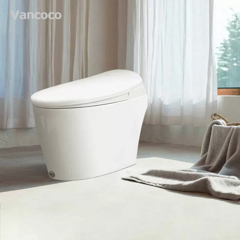 Vancoco VCC76 110V-220V Health Ceramic Automatic Pu Raised Toilet