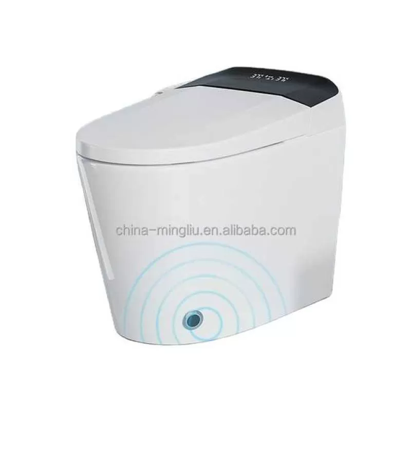 Resort Hotel Washroom Integrated Intelligent Ceramic Toilet City High-rise Apartment Bathroom Induction Flush Electric Toilet
