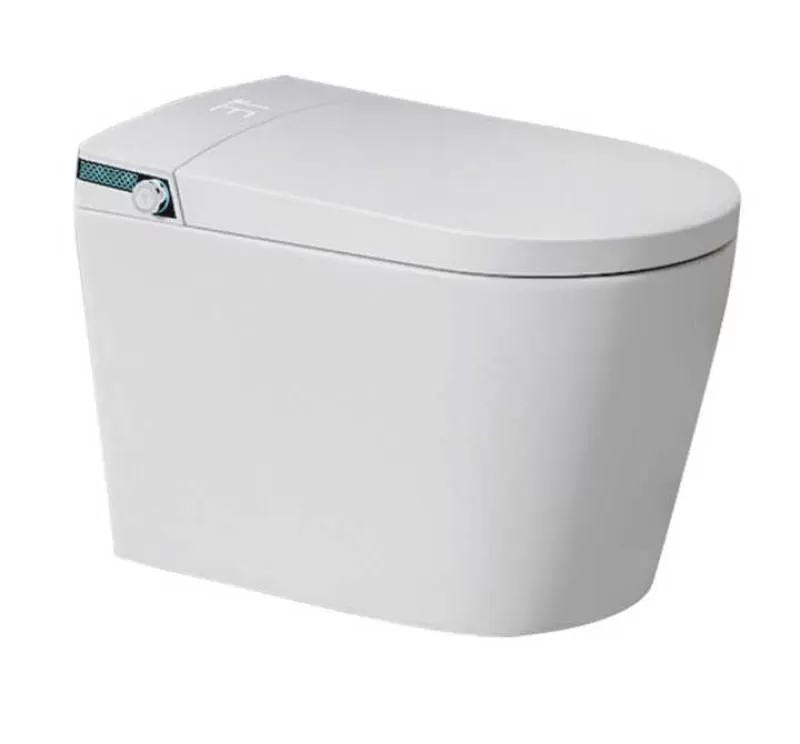 New Design Smart Integrated Toilet Luxury Hotel Washroom Smart Ceramic Siphon Toilet Bathroom Smart Toilet