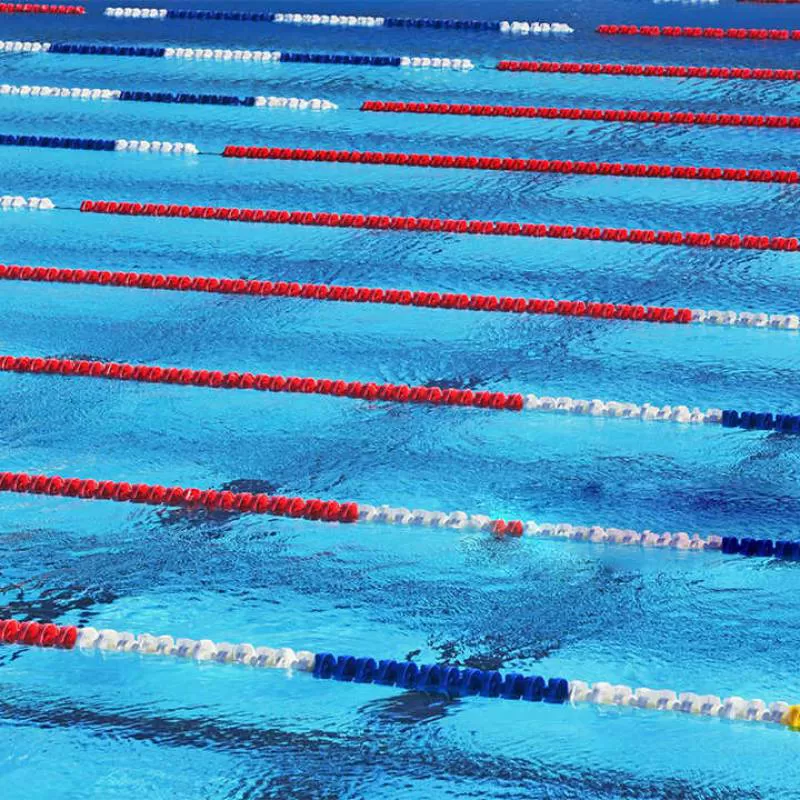 OEM High Quality PVC Swimming Pool Lane Rope in 11cm/12cm/15cm Sizes Competition Accessory Made with PE and ABS Materials
