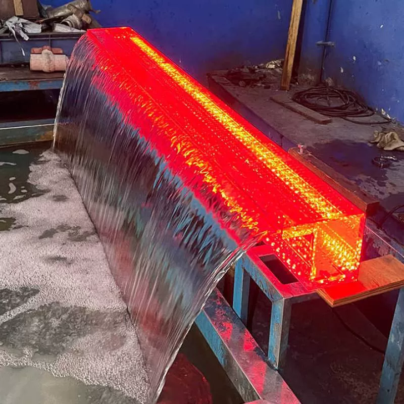 Factory Swimming Pool Pond Waterfall, Water Blade Spillway Fountain