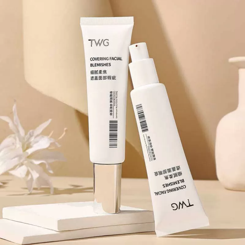 TWG Private Label Lightening Foundation Concealer Cosmetics Oil Control Long-holding Whitening Beauty Makeup Foundation