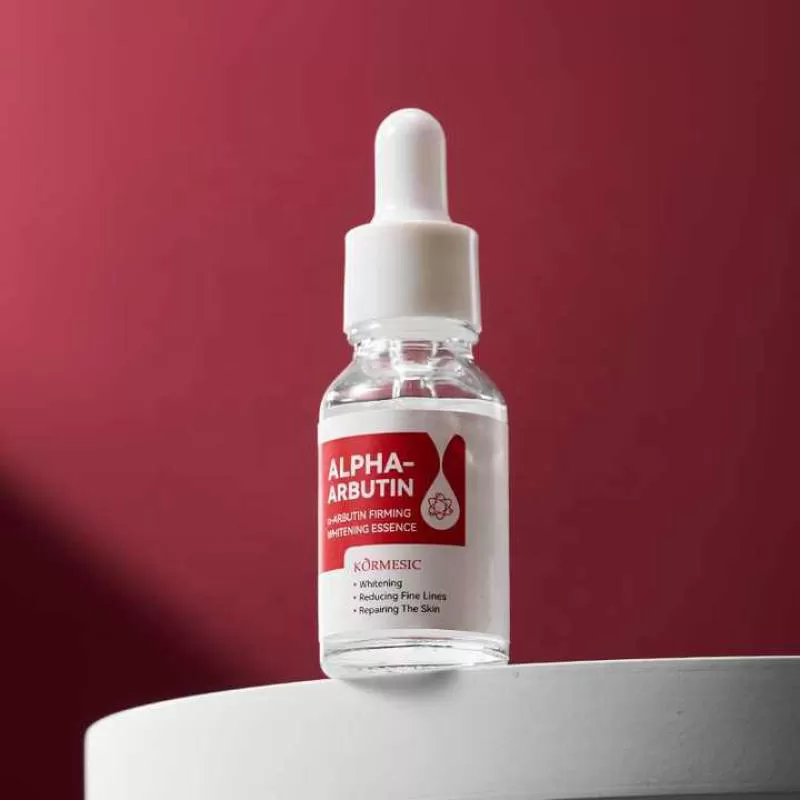 KORMESIC Private Label Hydrates Repairs Skin Face Serum Whitening Alpha Arbutin Skin Care Serum