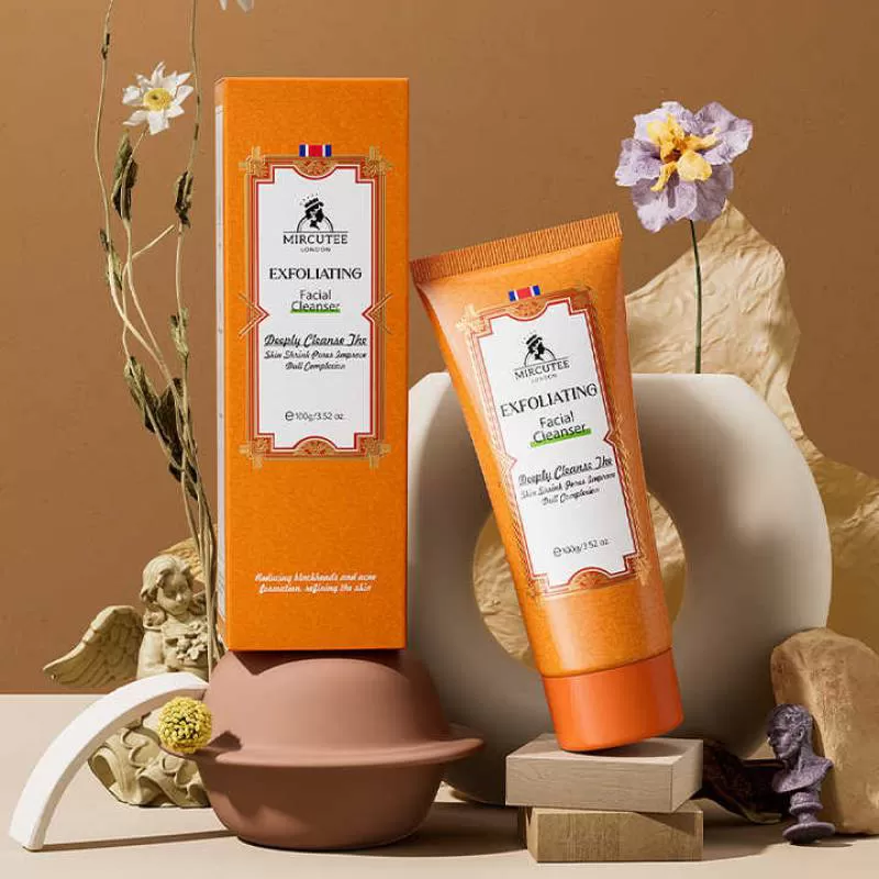 MIRCUTEE Private Label Organic 100g Moisturizing Facial Cleanser Exfoliating Face Wash