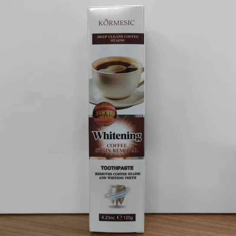 KORMESIC Wholesale OEM ODM Remove Coffee Stains From Toothpaste Deep Clean Whitening Care Teeth Remove Stains Toothpaste