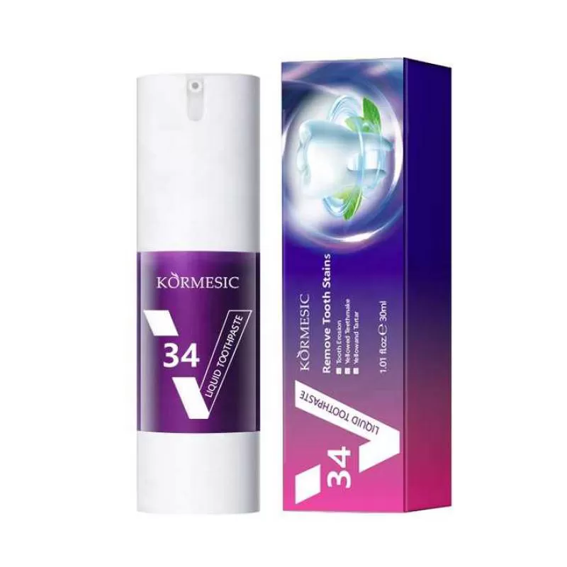 KORMESIC Teeth Whitening Toothpaste Wholesale Private logo White Toothpaste V34