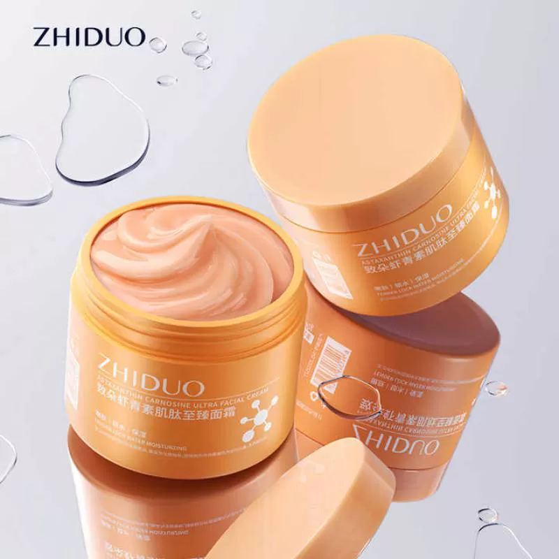 ZHIDUO Moisturizing Vegan Organic Repair Lifting Peptide Anti Wrinkle Astaxanthin Face Firming Cream