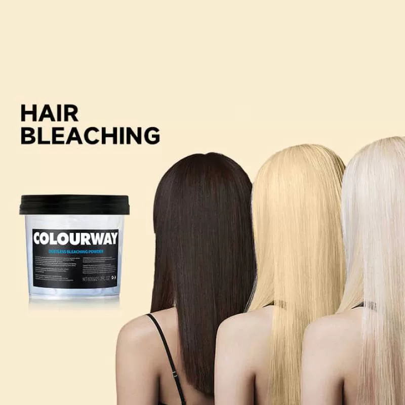 Factory Wholesale Hair Color Product  Customized Nourishes Repair Hair Bleach Powder and Developer