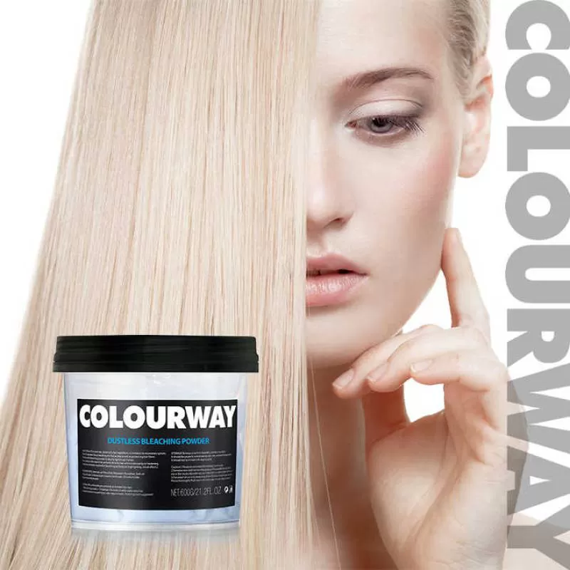 COLOURWAY Professional Salon Products Repair Damaged Fading Cream Color Dye Private Label Dustless Hair Bleaching Powder
