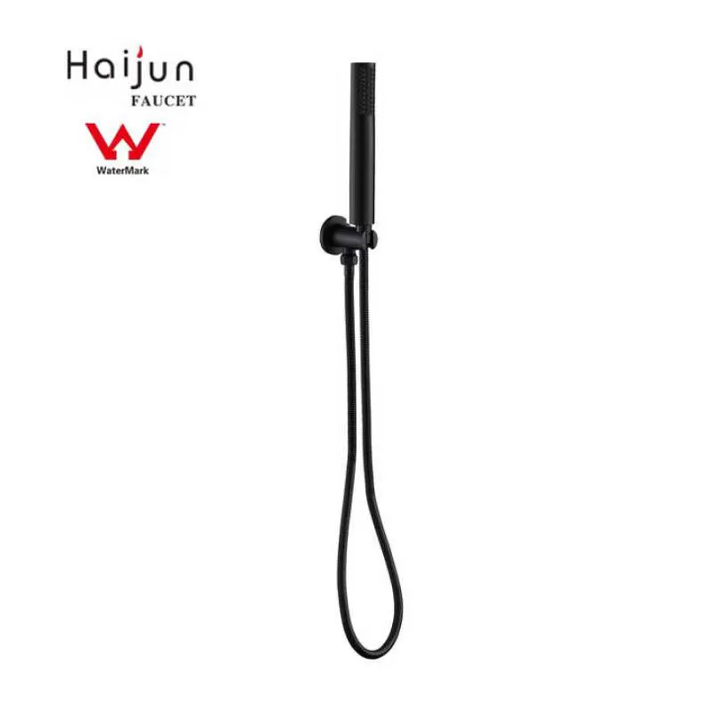 Watermark Wels Bathroom Matte Black Single Handle Brass Bath Shower Mixer Taps Faucet