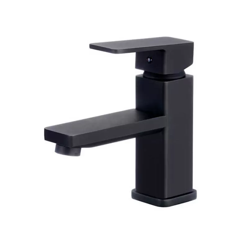 Watermark Brushed Nickel Bathroom Sink Faucet Deck Mount Stainless Steel 304 Bowl Basin Single Hole One Handle Spout Mixer Tap