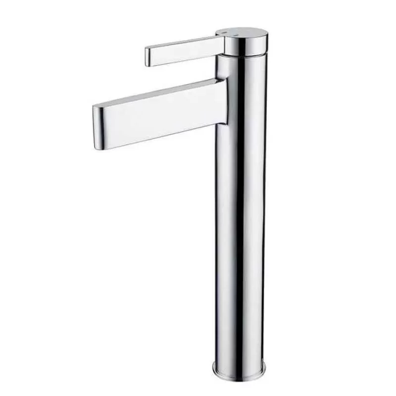 Torneira Banheiro Cascata Cold and Hot Brass Water Tap Single Hole Mixer Bathroom Sink Wash Basin Faucet