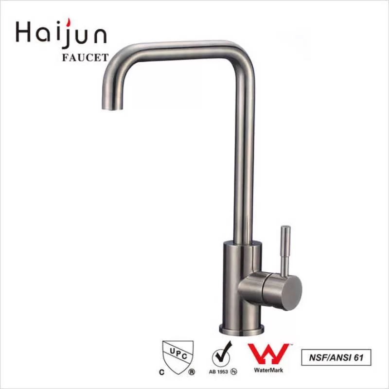 Haijun 2020 Wholesale Direct CUpc Single Handle Stainless Steel Basin Faucet