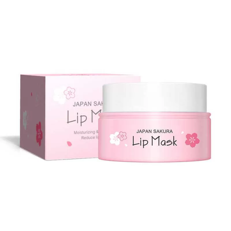 OEM Factory Private Label Organic Balm Sleeping Sakura Nourishing Multi-Effect Repair Moisturizing Lip Mask