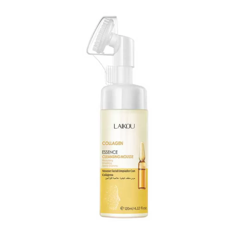 Smoothing Collagen Deep Cleansing Moisturizing Facial Cleanser Foam Mousse