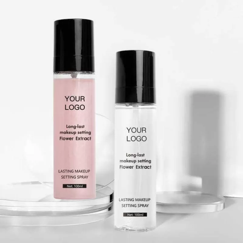 All Night Glowing Face Makeup Shimmer Mist Setting Spray Sweat Proof Transfer Proof Dewy Makeup Setting Spray