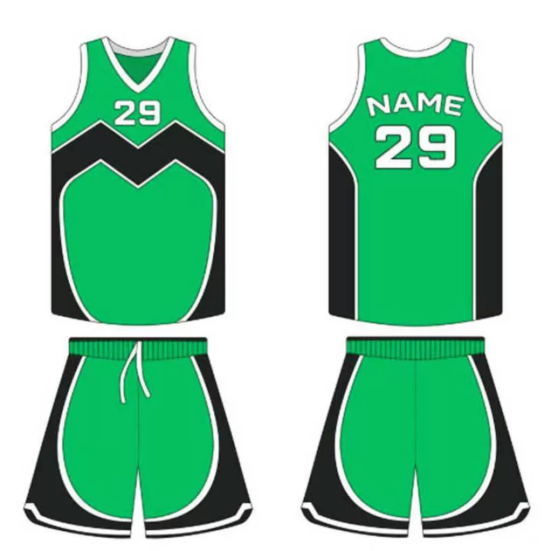 Newly Design Men Basketball Uniform Kit Custom Logo Top Quality Sports Sublimation Basketball Uniform