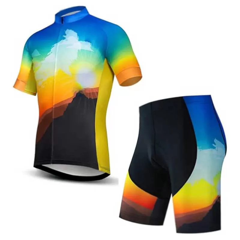 New Arrival Colorful Highest Quality Product Breathable Cycling Clothing Uniform Quick Dry Bib Shorts & Tights From Pakistan