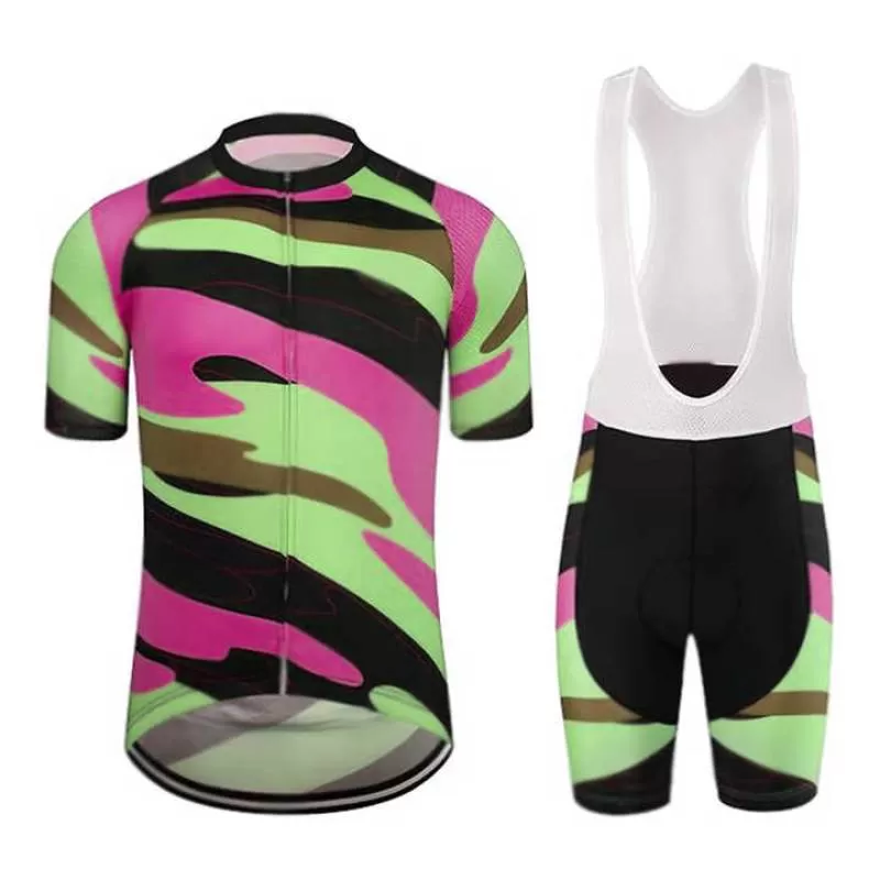 Outdoor Street Wear Hot Sale Short Sleeve Comfortable Breathable Quick Dry Bib Shorts & Tights From Pakistan