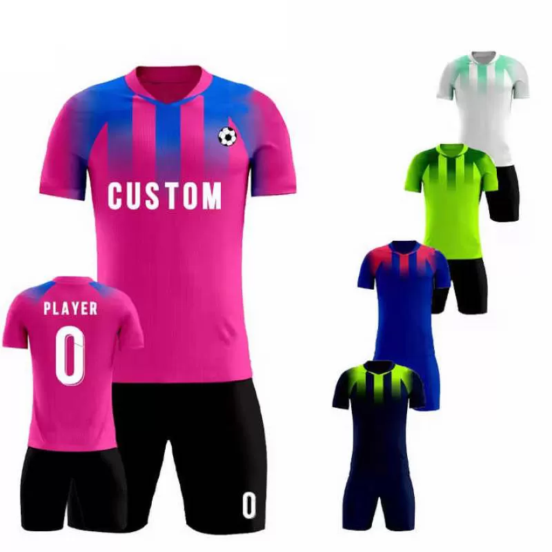 Best Selling Personalized Colorful Soccer Jersey Quick Dry Training Sportswear Unique Print Football Shirts/Clothing Uniforms