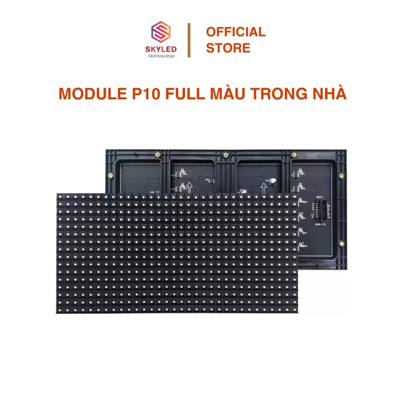 Module P10 full màu trong nhà