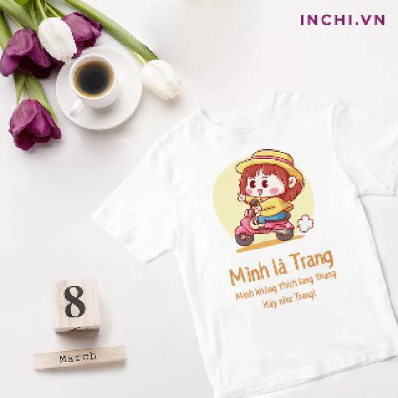 Áo Thun Cotton Lovely Girl cá tính