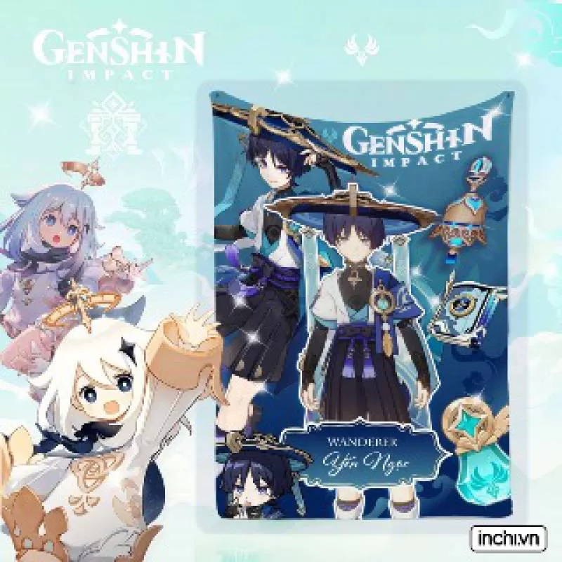 Chăn anime Genshin Impact Wanderer 