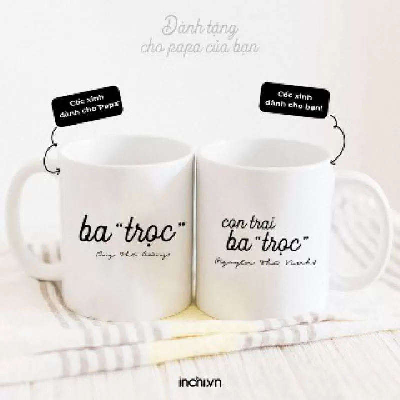 Cốc Ngày của Cha đẹp giá tốt - In cốc theo yêu cầu 