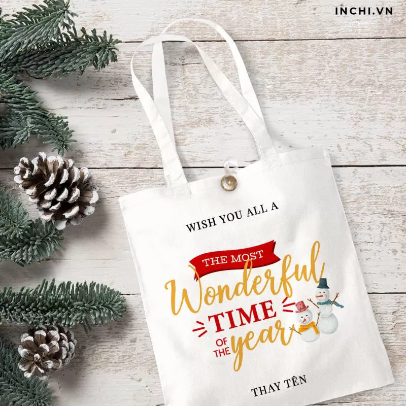 Túi Tote Wishing U - túi vải tiện dụng, thời trang 