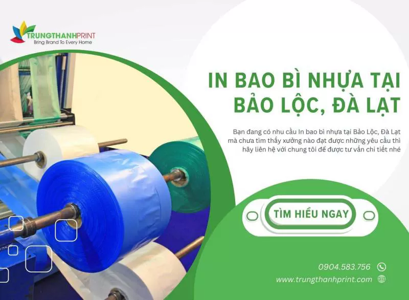 In bao bì nhựa tại Bảo Lộc, Đà Lạt