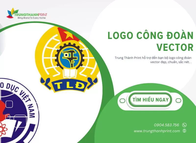 Tải Ngay Logo Công Đoàn Vector Chuẩn File PNG, AI, PSD