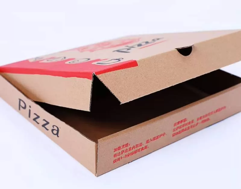 Senang02 High Quality Carton 6 7 8 12Inch With Logo Custom Corrugated Kraft Paper Pizza Box