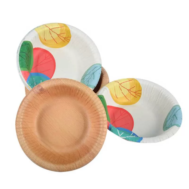 SenAng Wholesale Custom Pattern High Quality White Paper Bowl Lunch Food Paper Bowl for Household