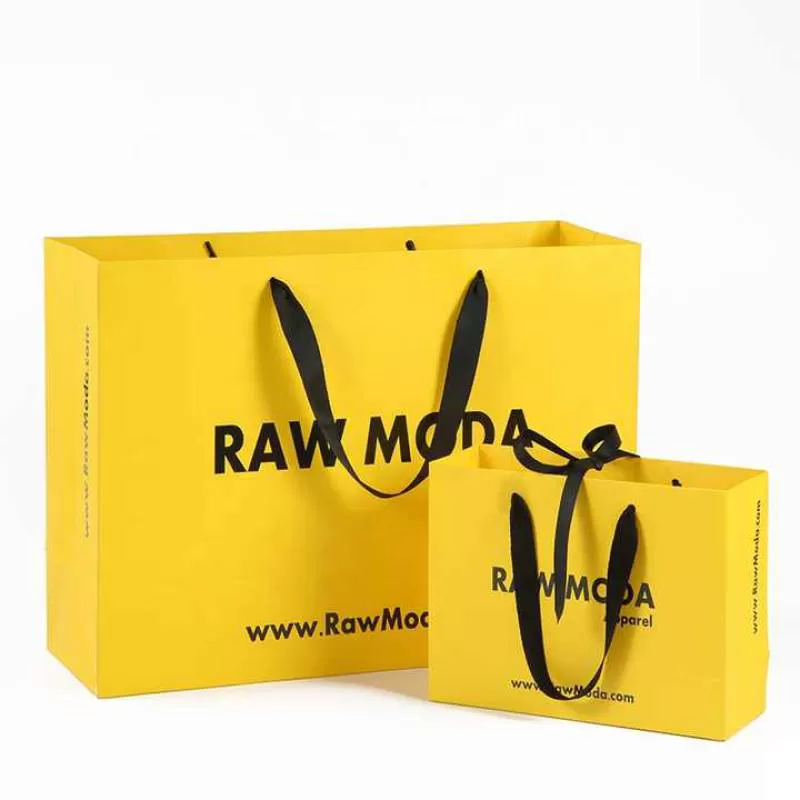 Best Selling Custom logo Printing Reusable Shopping Bag Luxury Shopping Paper Bag with Ribbon Handle