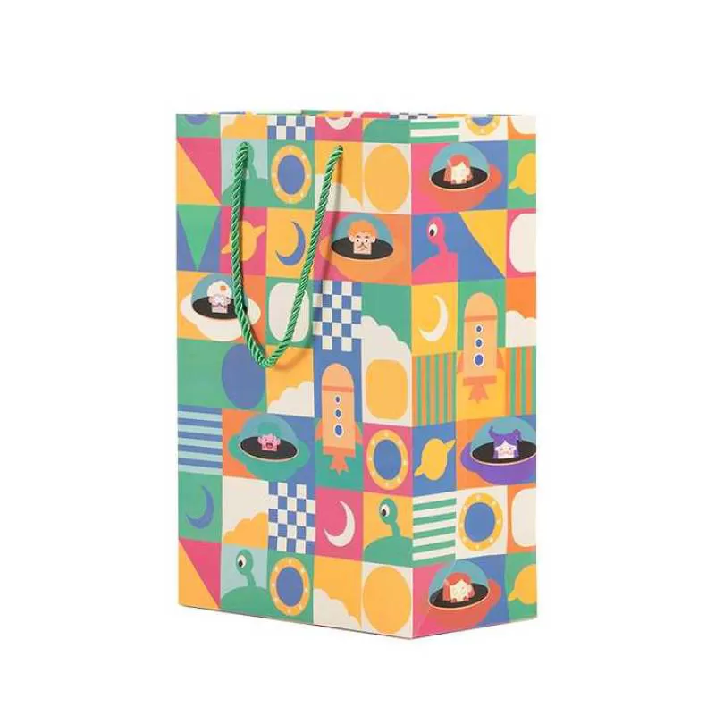 Factory Custom Promotional OEM Kraft Paper Food Bag Kraft Paper Bag Tongcheng OZIS Printed Kraft Packaging Bag