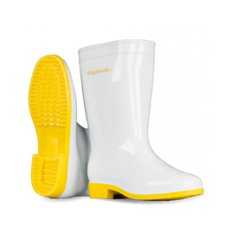 Ủng bảo hộ Thùy Dương 287 trắng - vàng