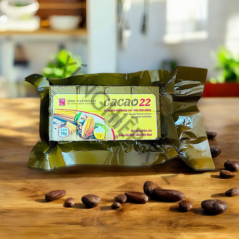 Lương Khô Cacao Gói Lẻ – Tiện Lợi, Giàu Dinh Dưỡng, Phù Hợp Cuộc Sống Năng Động