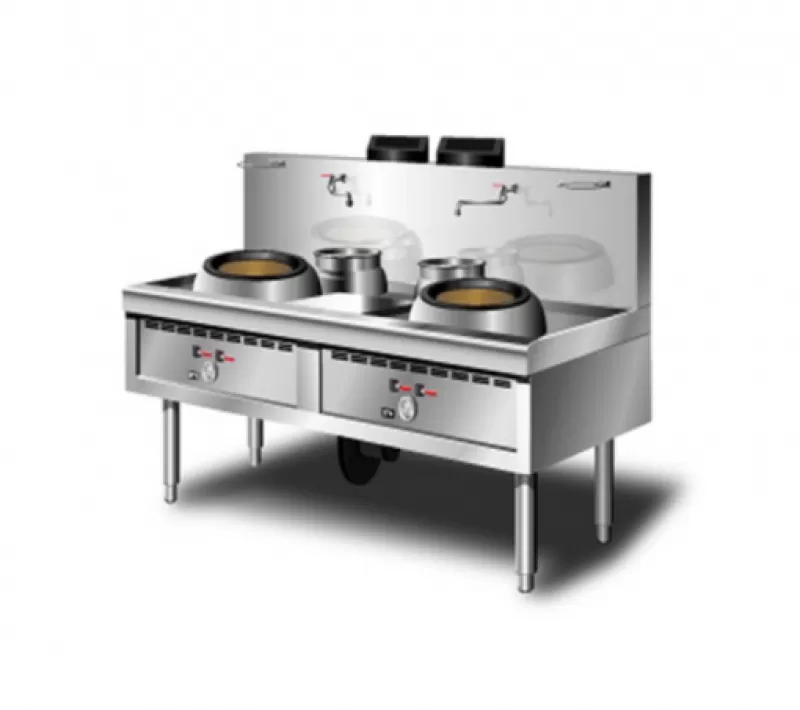 Bếp Á đôi công nghiệp TBV có quạt thổi