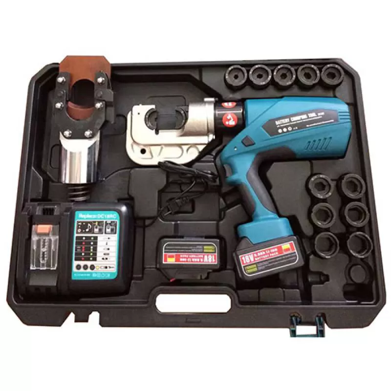 Máy ép cos kiêm cắt cáp dùng pin EM-55/400